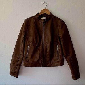 A New Day- Faux Leather Jacket
